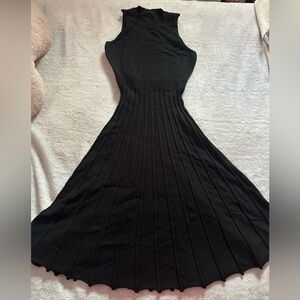 Elegant Black Sleeveless Dress